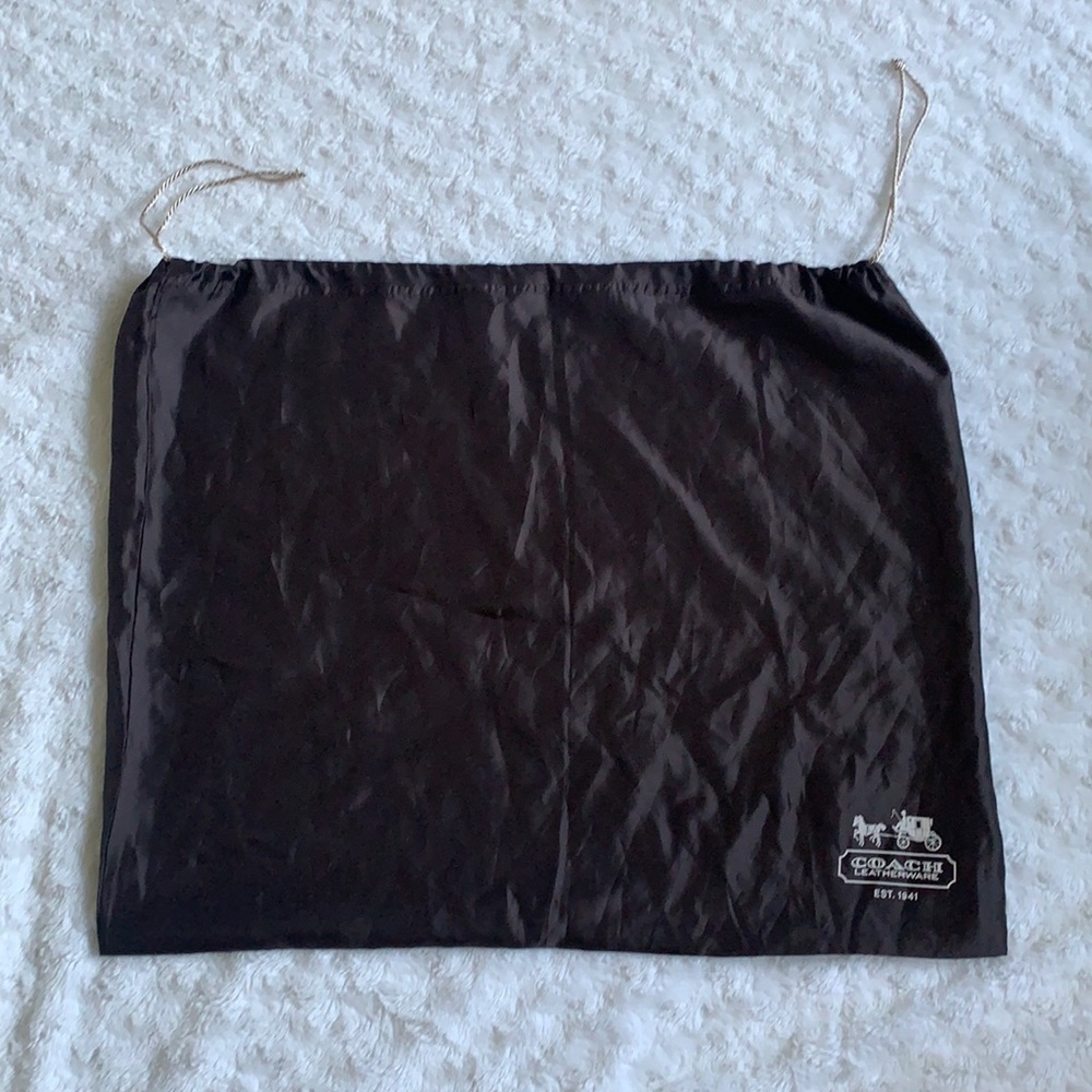 Coach dust bag brown big storage